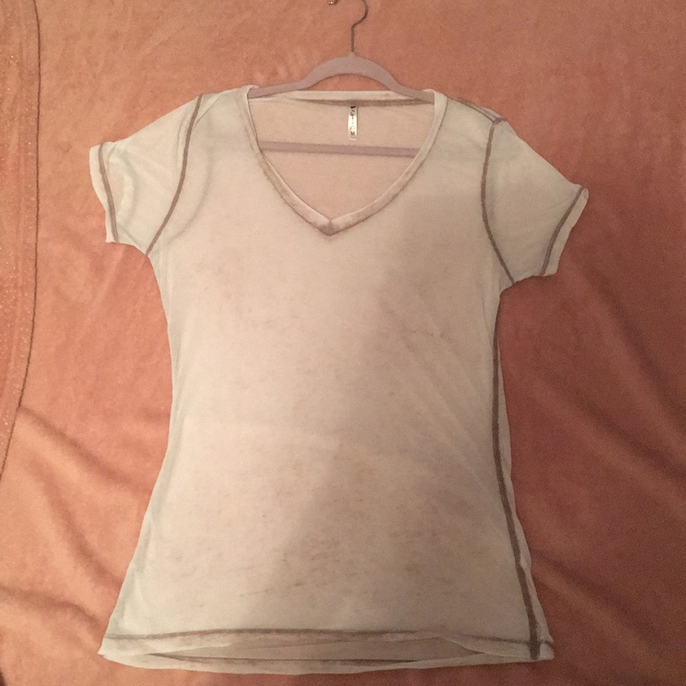 See thru tee shirt